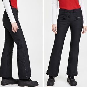 Erin Snow Straight Leg Ski Pants Large Insulated Stylish Black‎